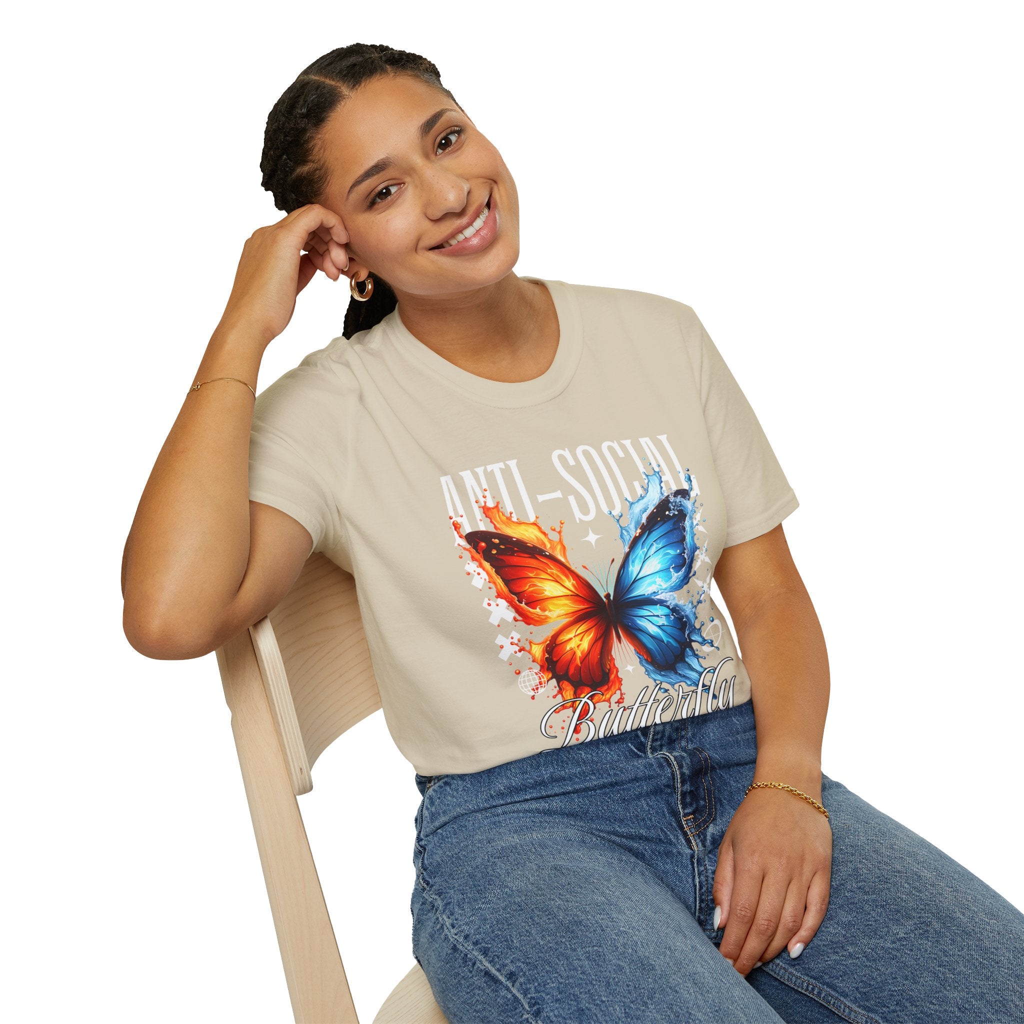 Anti-Social Butterfly Tee image 5