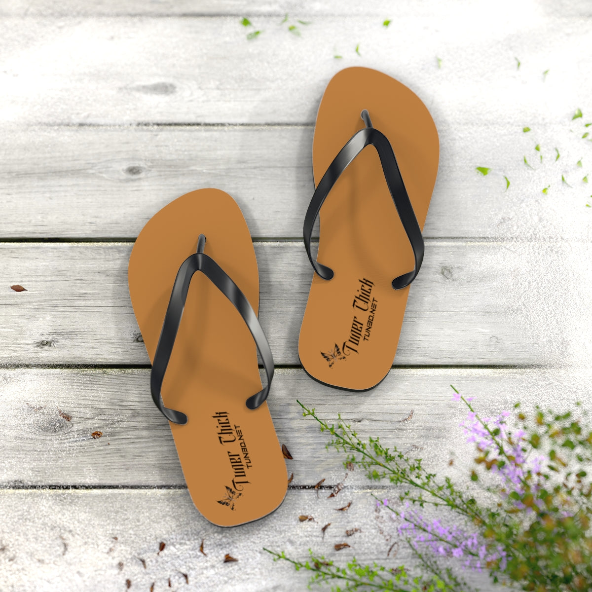 TunerChick Flip Flops tan image 3