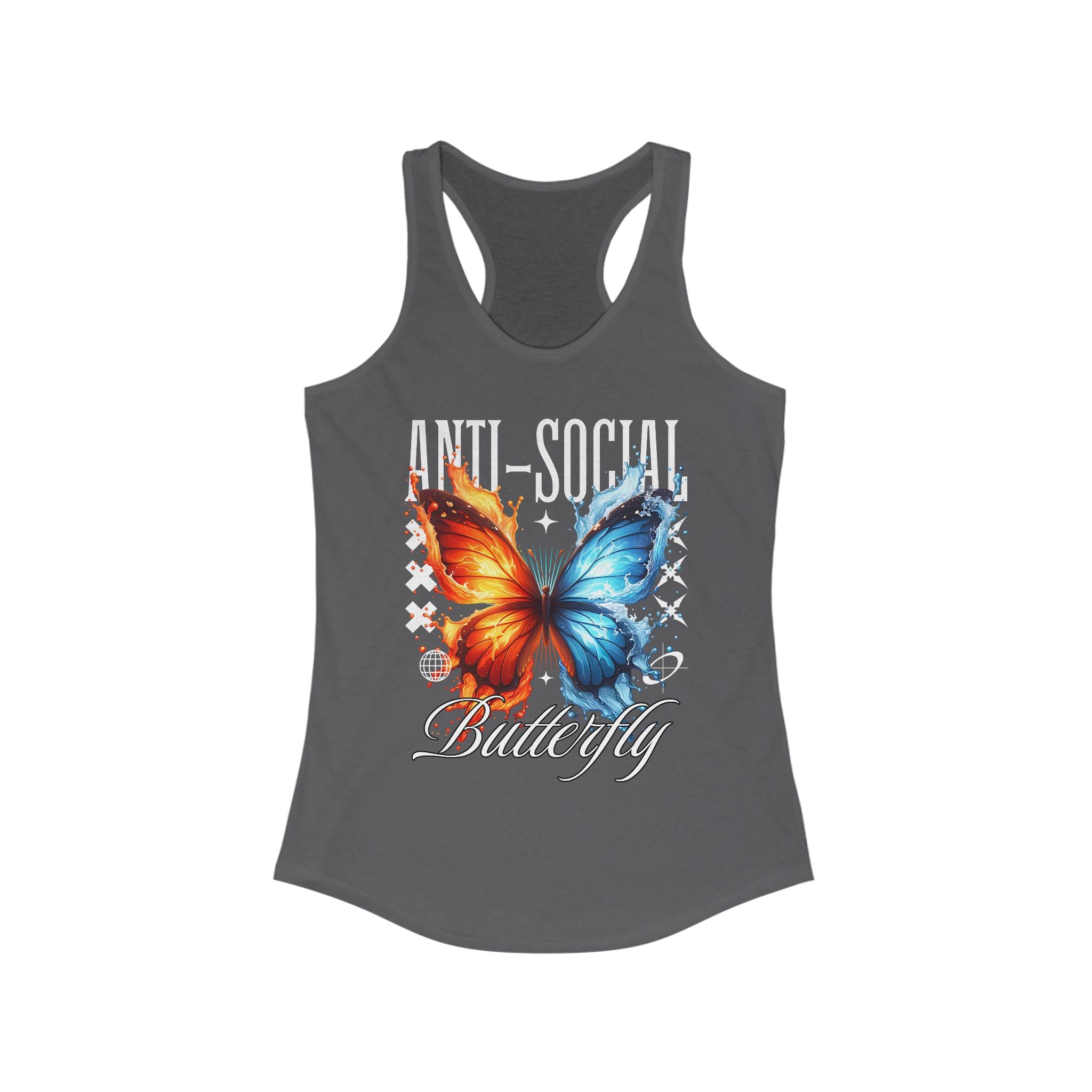 Anti-Social Butterfly Racerback Tank image 8