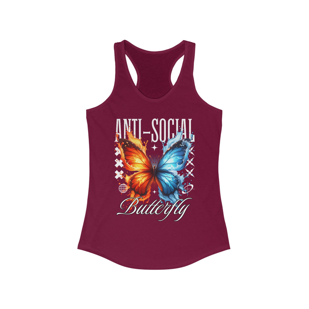 Anti-Social Butterfly Racerback Tank image 12