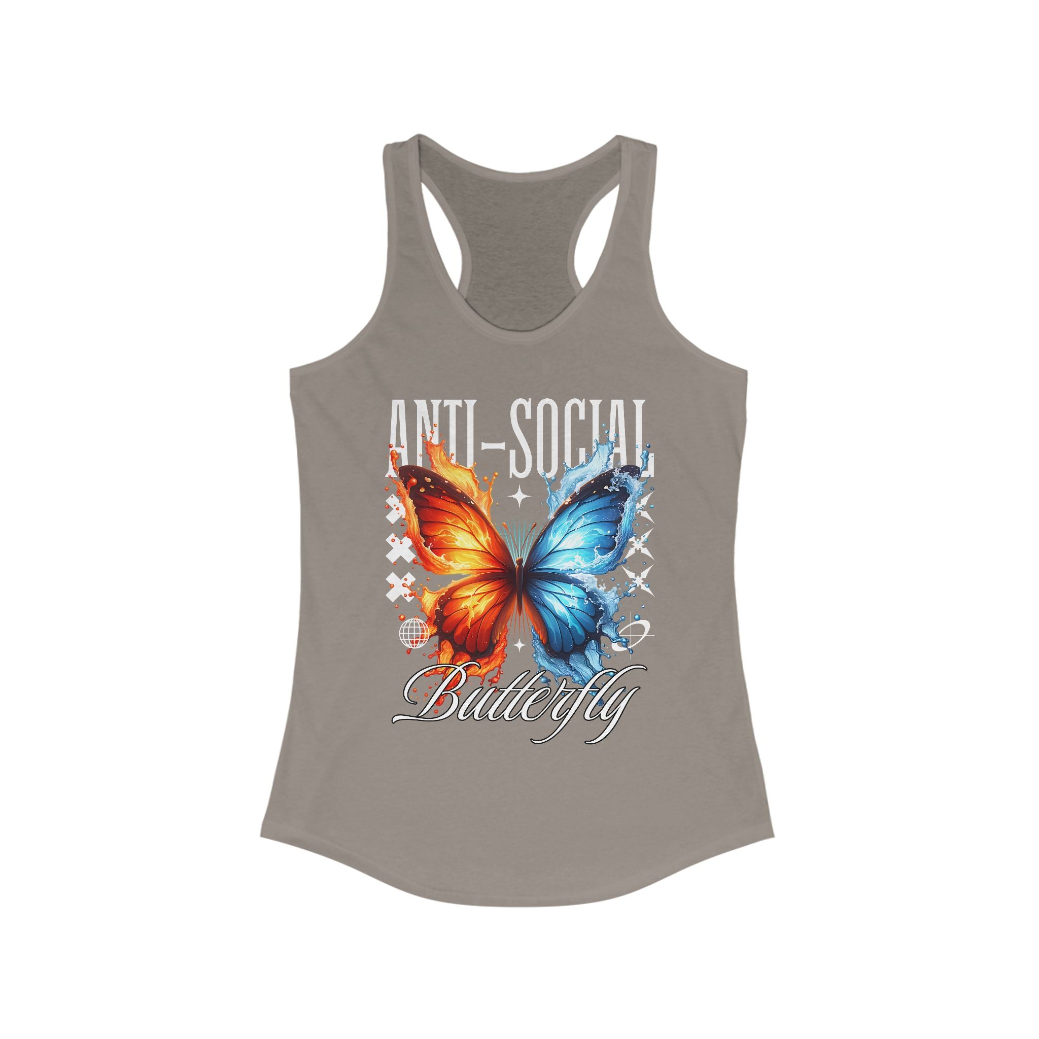 Anti-Social Butterfly Racerback Tank image 2