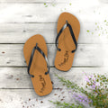 TunerChick Flip Flops tan image 0