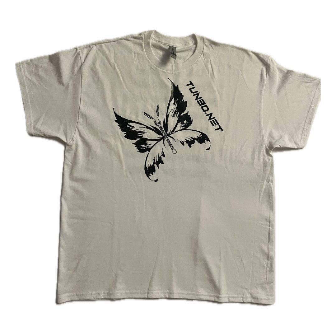 WHITE BUTTERFLY TUNER CHICK "TEE" image 1
