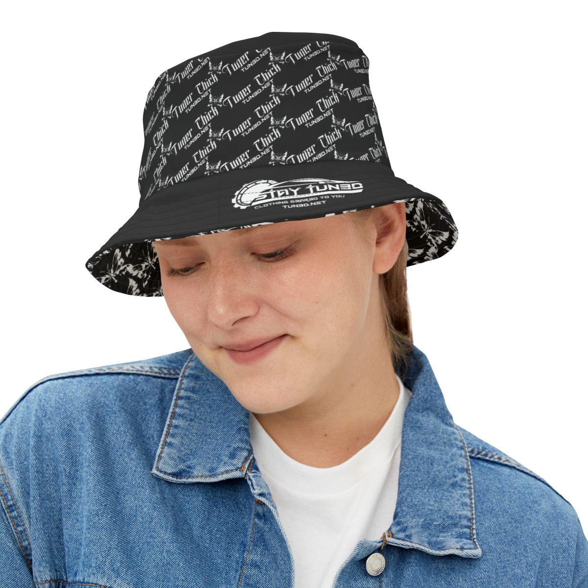 Tun3r Chick Bucket Hat (blk series) image 0