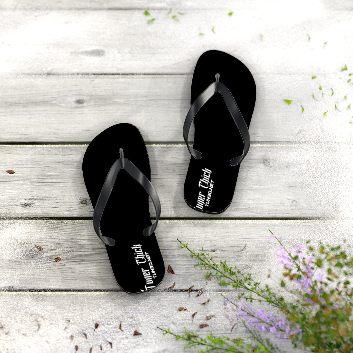 TunerChick Flip Flops (blk series) image 1