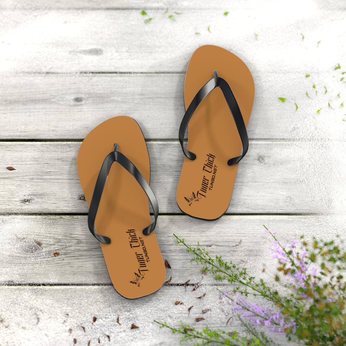 TunerChick Flip Flops tan image 2