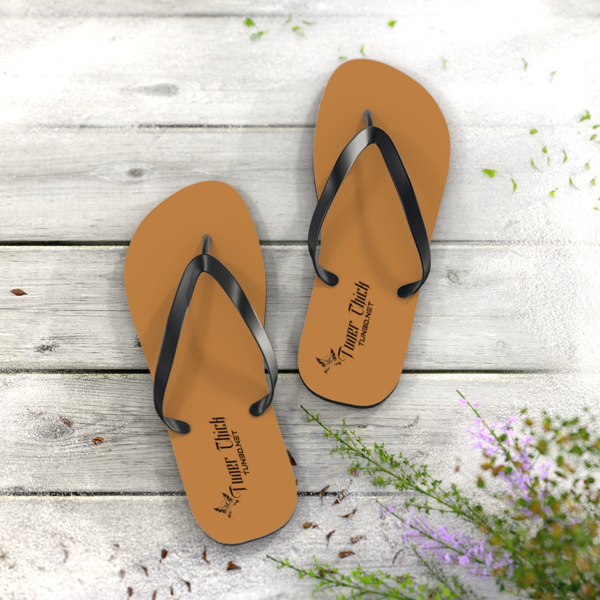 TunerChick Flip Flops tan image 4