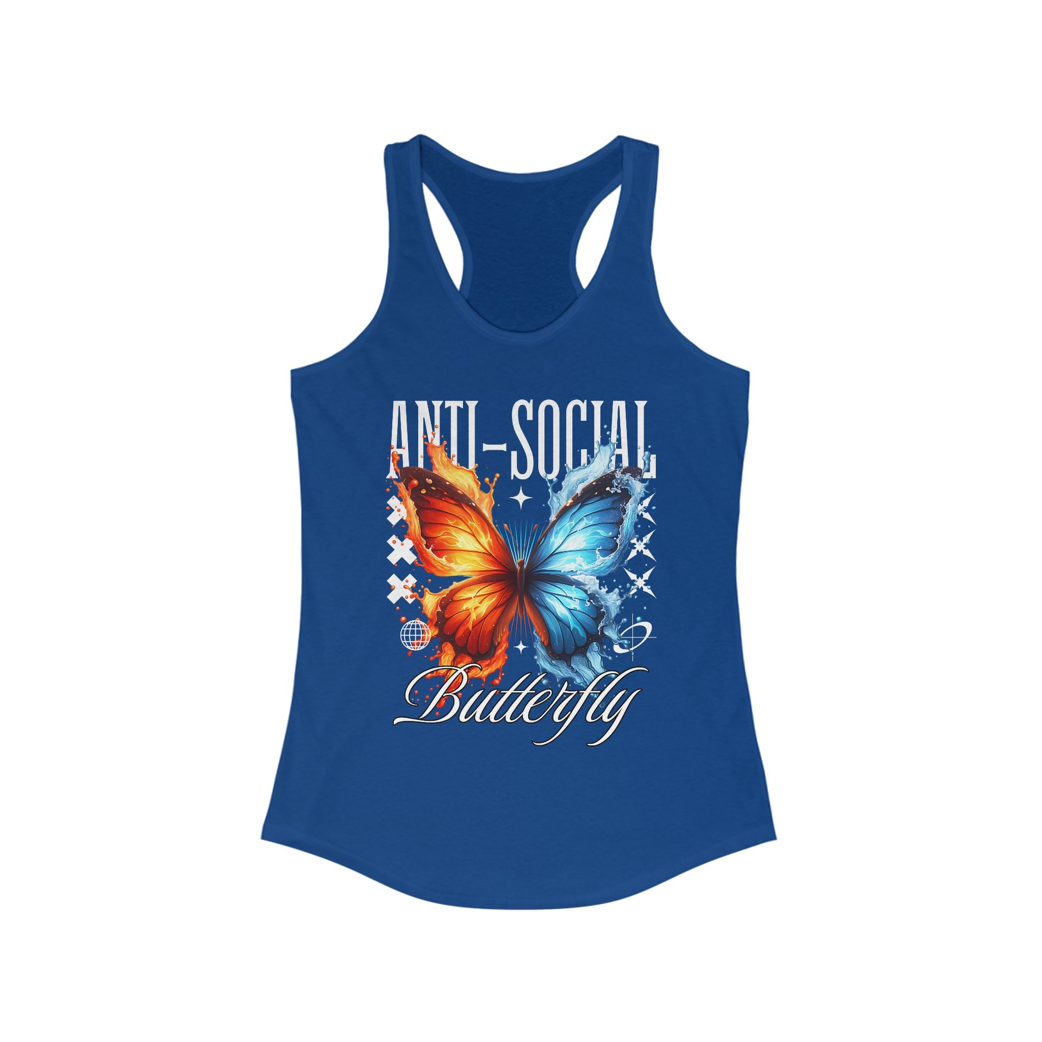 Anti-Social Butterfly Racerback Tank image 6